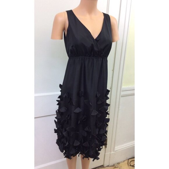 Garnet Hill Silk Dress Sleeveless Womens 4 - Picture 6 of 9